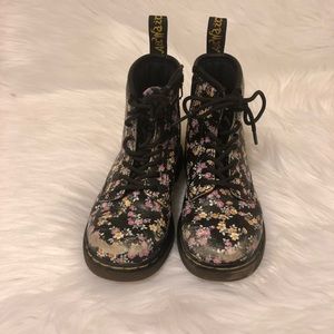 Dr. Martens Floral Toddler Size 10 Boots